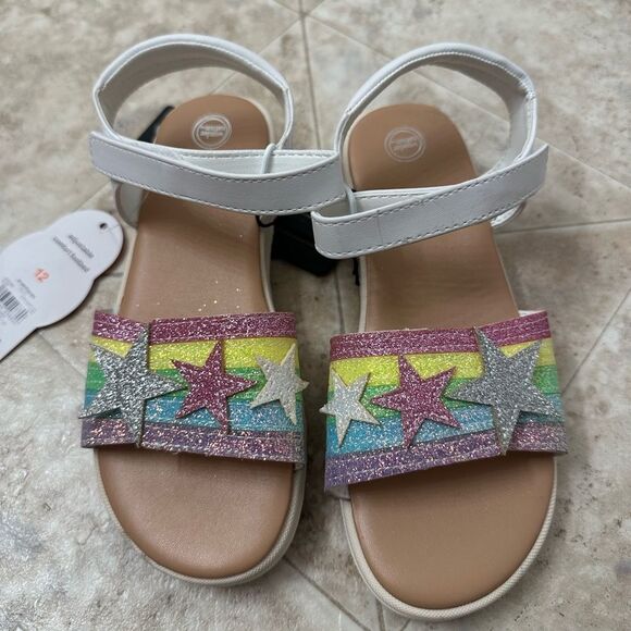 Wonder Nation Toddler Star Play Sandals Size 12 - Picture 1 of 2